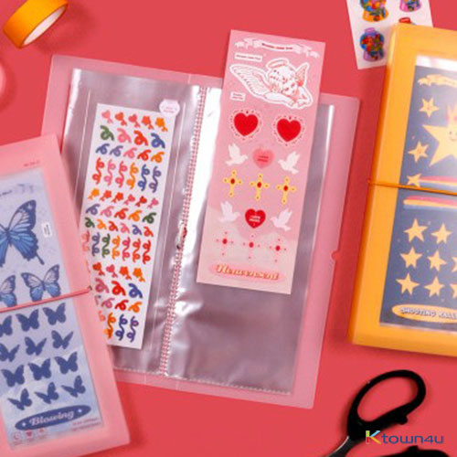 [Be on :D] Deco pocket sticker storage 贴纸收纳