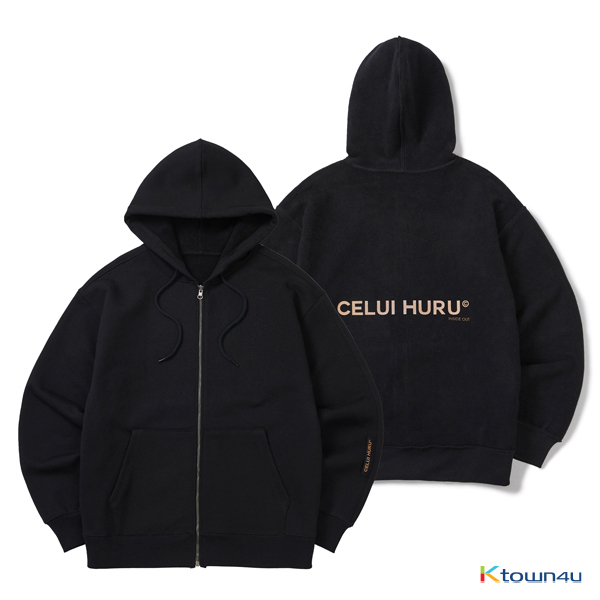 [CELUI HURU] CH REVERSIBLE HOOD ZIP-UP_BLACK