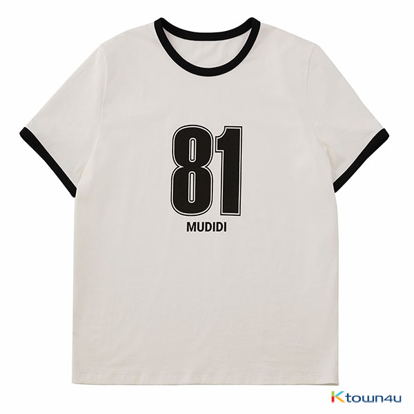 - BTS JIN Wear -Oversize numbering t-shirt 002 Black