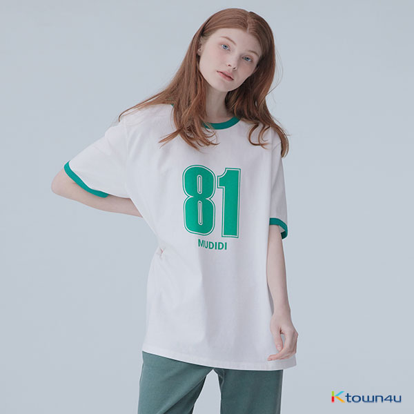 - BTS Butter Music Video JHOPE Wear - [MUDIDI] Oversize numbering t-shirt 002 Green