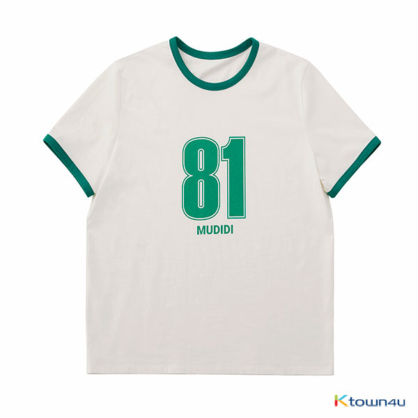 - BTS Butter Music Video JHOPE Wear - [MUDIDI] Oversize numbering t-shirt 002 Green