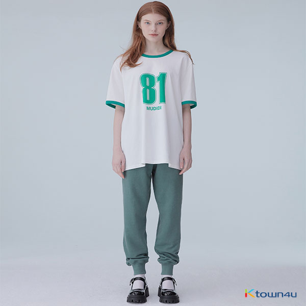 - BTS Butter Music Video JHOPE Wear - [MUDIDI] Oversize numbering t-shirt 002 Green