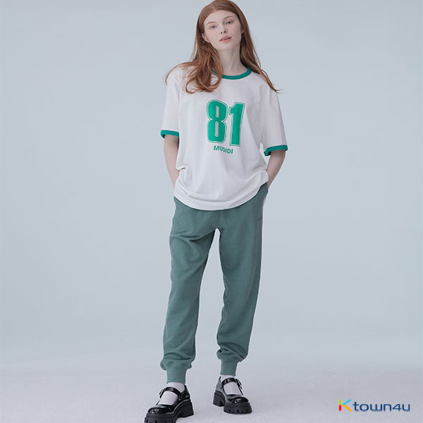 - BTS Butter Music Video JHOPE Wear - [MUDIDI] Oversize numbering t-shirt 002 Green