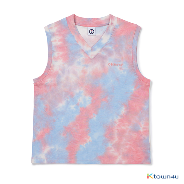 [BORNCHAMPS] TIE-DYE Vest_PINK