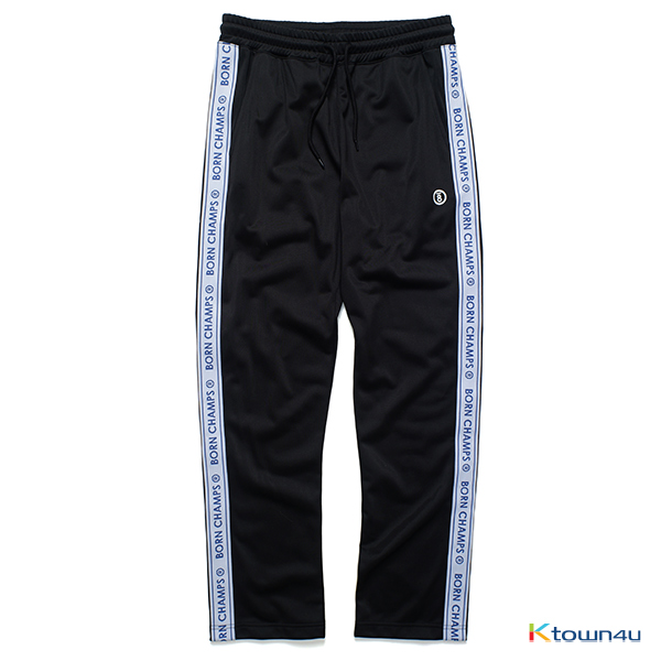 [BORNCHAMPS] BC LOGO TRACK PANTS_BLACK