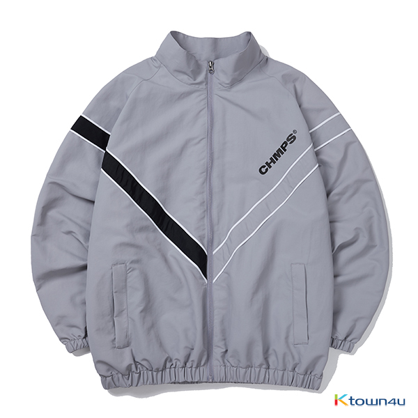 [BORNCHAMPS] CHMPS WIND JACKET_GRAY