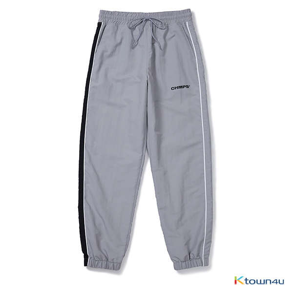 [BORNCHAMPS]  CHMPS WIND PANTS [GRAY]