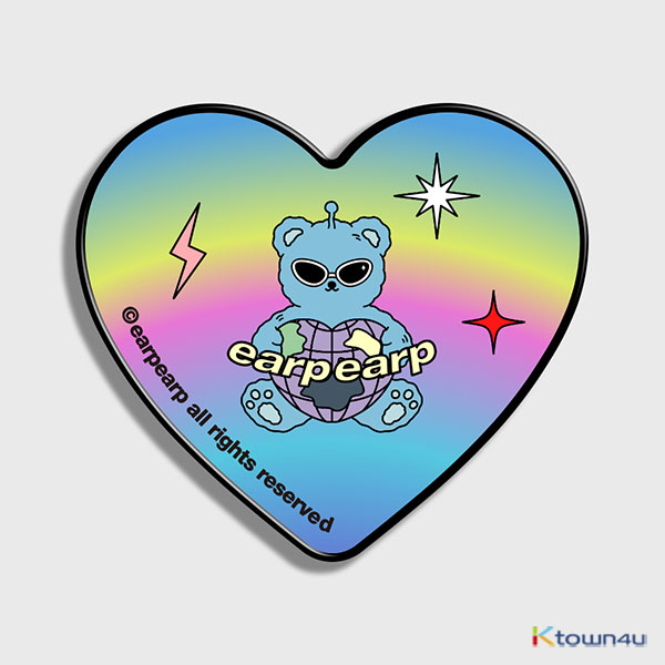 [earpearp] Space night bear-rainbow (Heart tok)