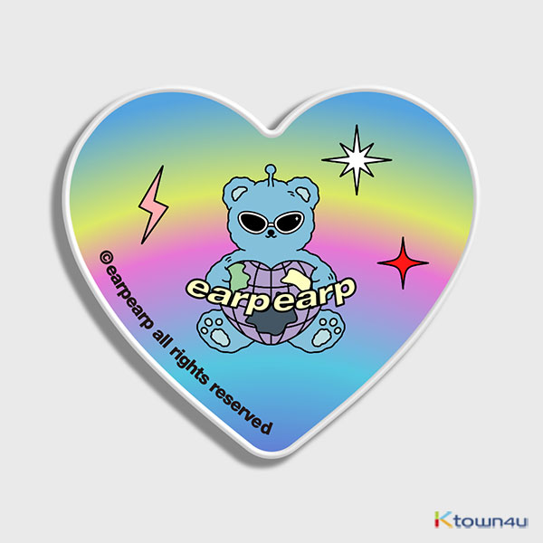 [earpearp] Space night bear-rainbow (Heart tok)