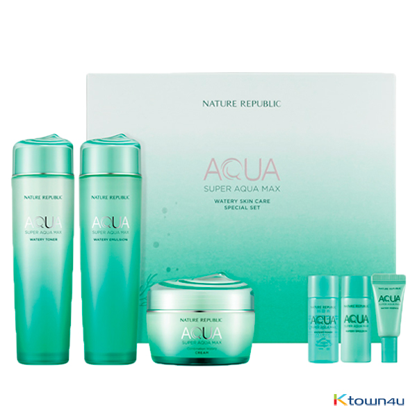 [NCT127 gift][NATURE REPUBLIC] Super Aqua Max Watery Skin Care Special Set