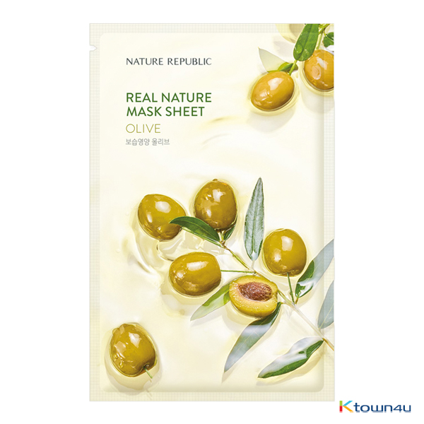 [NATURE REPUBLIC] Real Nature Olive Mask Sheet 