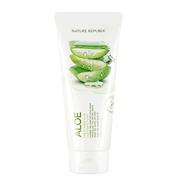 [NATURE REPUBLIC] FRESH HERB ALOE CLEANSING FOAM