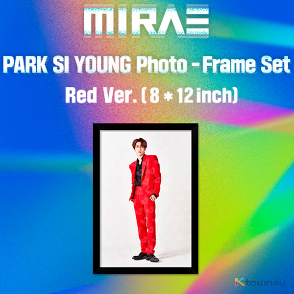 MIRAE - PARK SI YOUNG Stand Photo - Frame Set (RED Ver.)