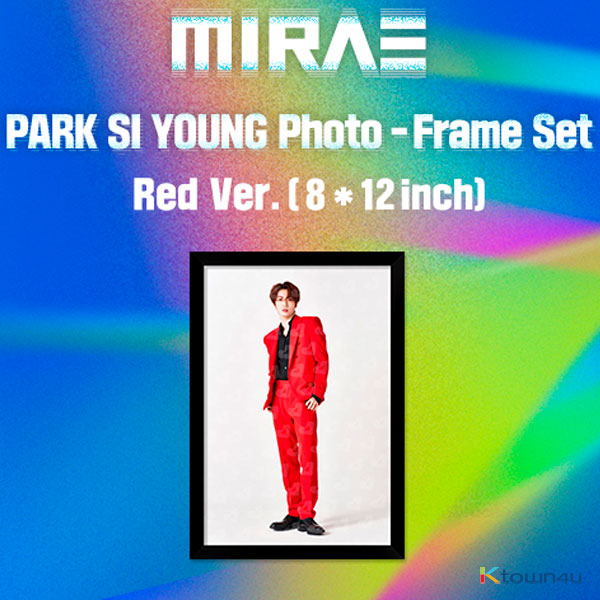 MIRAE - PARK SI YOUNG スタンドフォト - プレームセット(レッドVer.)