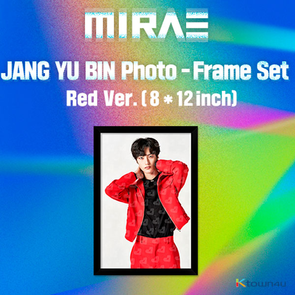MIRAE - JANG YU BIN Stand Photo - Frame Set (RED Ver.) 