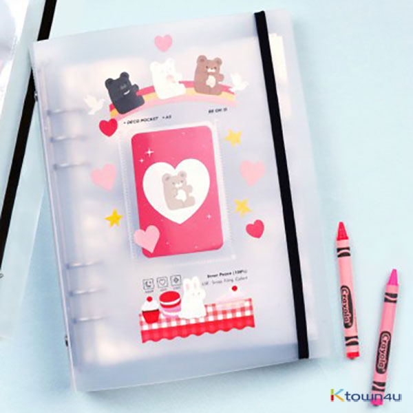 [Be on :D] A5 Deco pocket 6hole File(sticker storage)