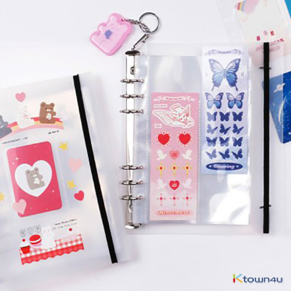 [Be on :D] A5 Deco pocket 6hole File(sticker storage)