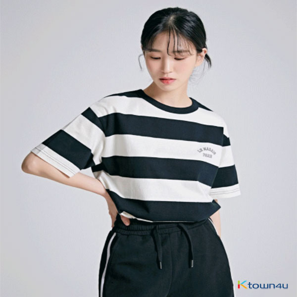 (Bravegirls) Stripe Short Sleeve T-Shirts [4colors]