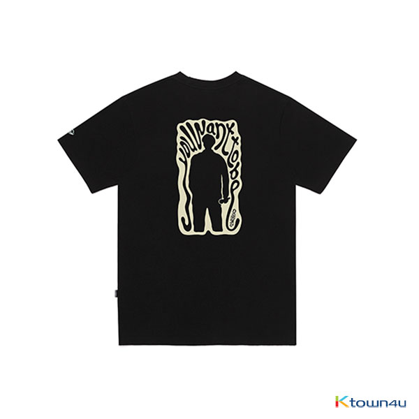 [GIFT-RANDOM PHOTOCARD 1PIECE] PENTAGON HONGSEOK SILHOUETTE T-SHIRTS_BLACK(L)