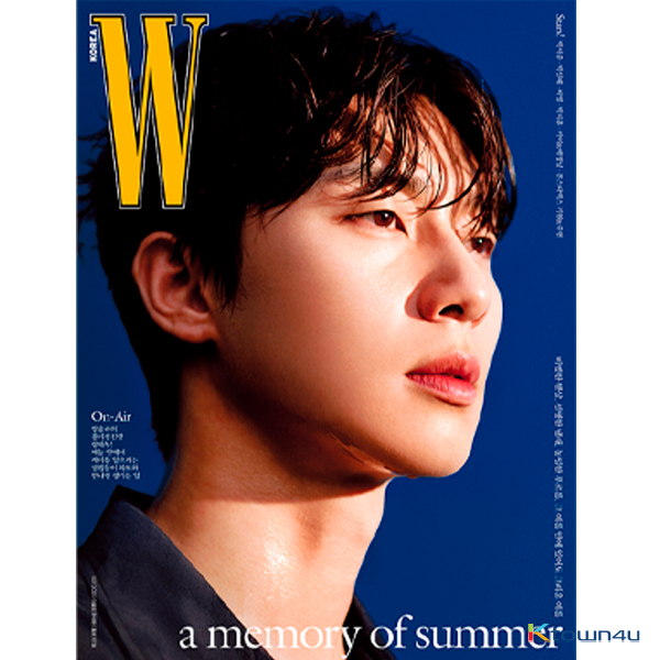 W KOREA 2021.07 A Type (Cover : Park Seo joon / Content : Park Seo joon 12p, MONSTA X Ju Heon & Ki Hyun 10p, EXO KAI 10p Park Ji Hoon 6p )