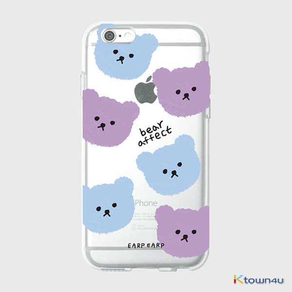 [earpearp] Bear affect-blue/purple(jelly)