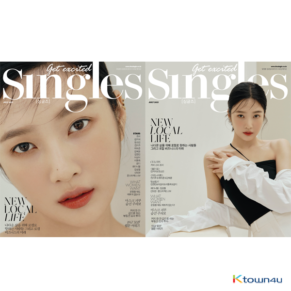 [韓国雑誌] Singles 2021.07 (Content : MONSTA X IM, Red Velvet JOY)