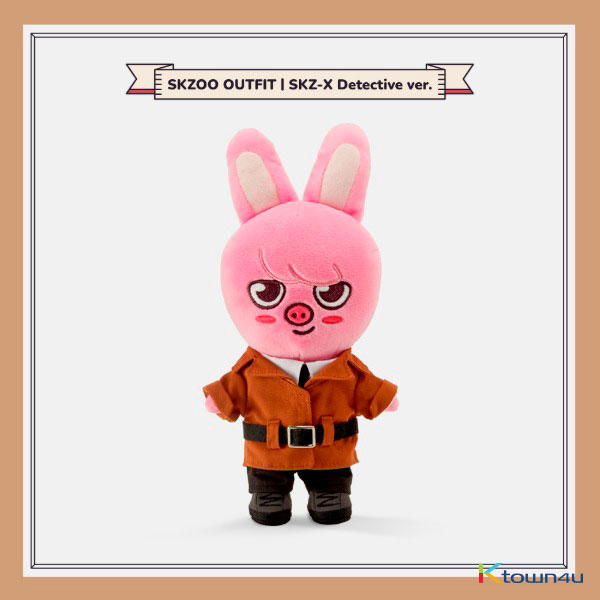 SKZOO SKZ-X detective ver. HAN QUOKKA 洋服 Official Stray Kids SKZOO Plush Outfit Detective Costume HAN