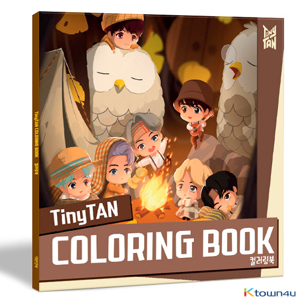 BTS - TinyTan Coloring Book