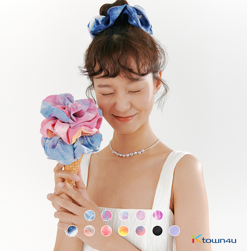 ★Event!★ Tie Dye Scrunchie [Blueberry Sherbet]