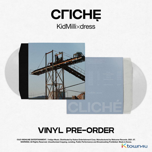 [全款 第二批 裸专] Kid Milli, dress - [Cliché] LP (2LP)_CJY&KidMilli