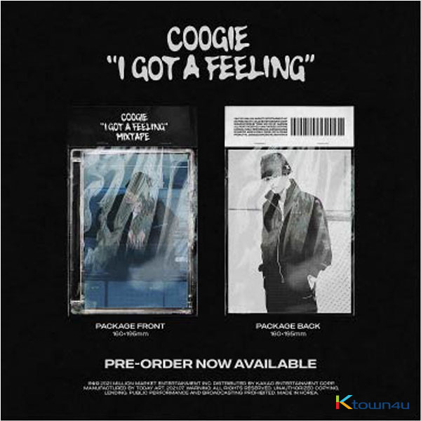 [全款 裸专] Coogie - EP 专辑 [I Got A Feeling]_Coogie Chinese Fans