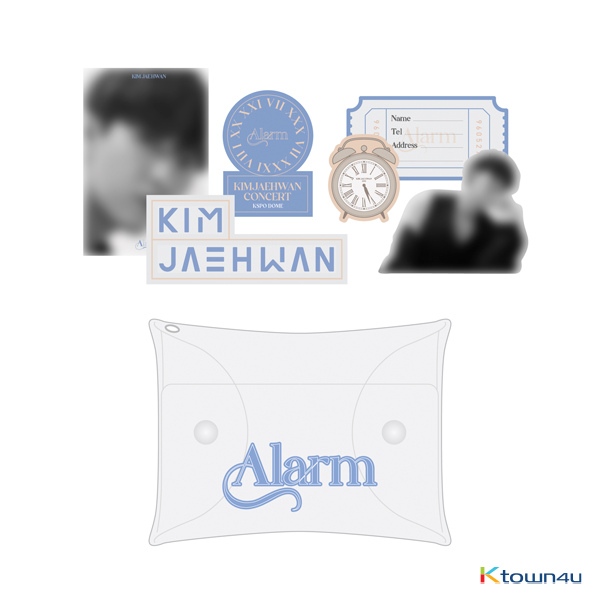 [全款] Kim Jae Hwan - 2021 Kim Jae Hwan Concert [Alarm] LUGGAGE STICKER PACK 