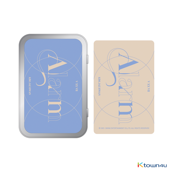 [全款] Kim Jae Hwan - 2021 Kim Jae Hwan Concert [Alarm] Photocard Tin Case