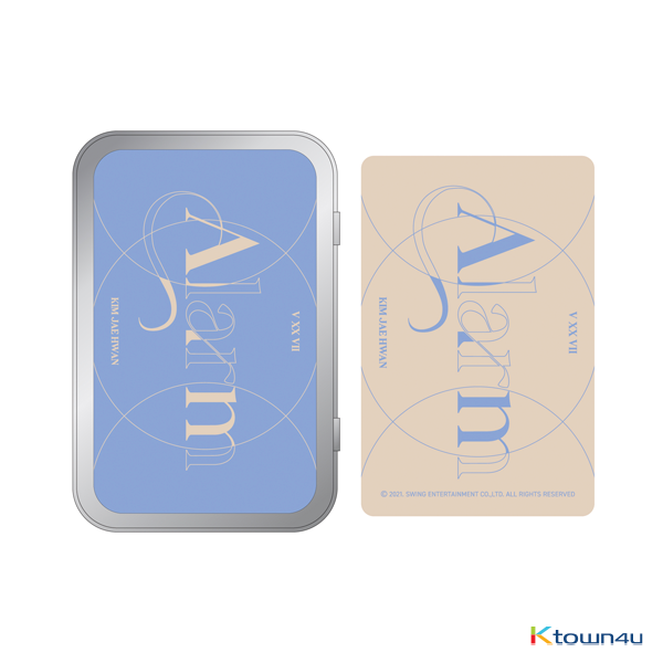 Kim Jae Hwan - 2021 Kim Jae Hwan Concert [Alram] Photocard Tin Case