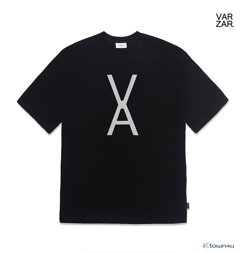 VA Silver Big Logo T-Shirts Black