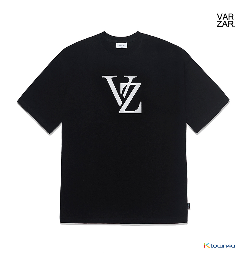 Monogram White Big Logo T-Shirts [Black]