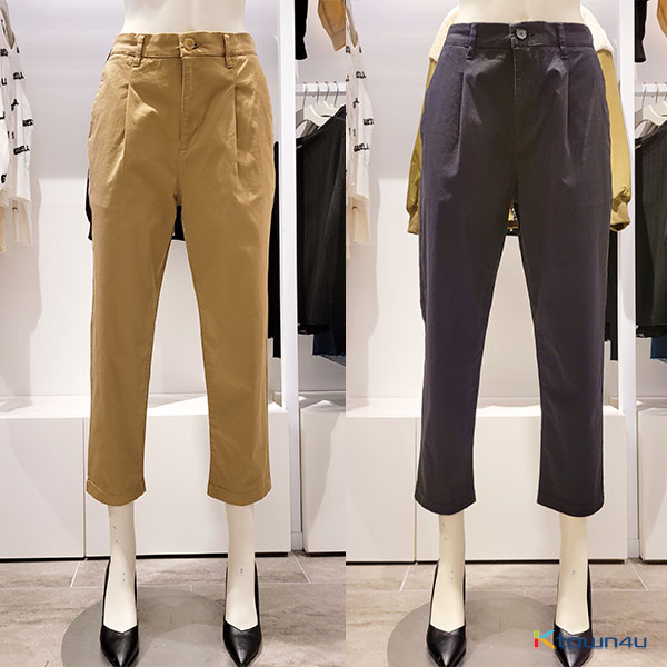 button banding pants-3col