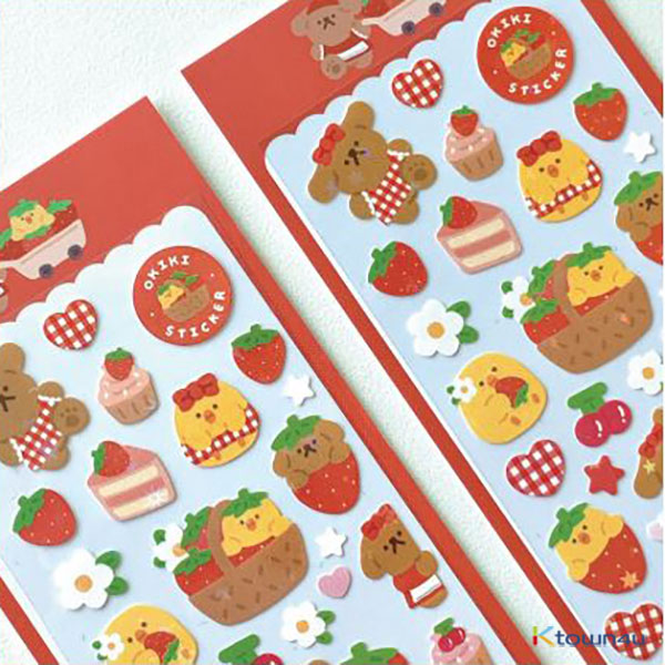 strawberry&cherry Sticker