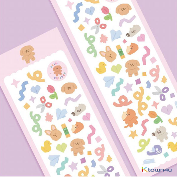 colored paper Sticker