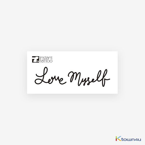 [BTS GOODS][instant tattoo] Lettering_Love Myself