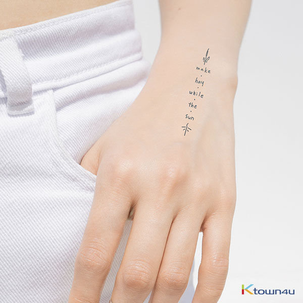 [BTS GOODS][instant tattoo] Lettering_Hay