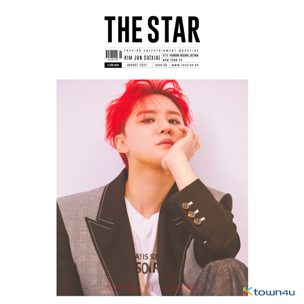 [잡지][2021-08] THE STAR 더스타 (월간) : 08월 [2021] 표지 : 시아준수 / 내지 : 김준수 14p, SF9 영빈&인성&재윤의 대형 프로젝트 화보 20p, 남윤수 패션화보 10p ) 