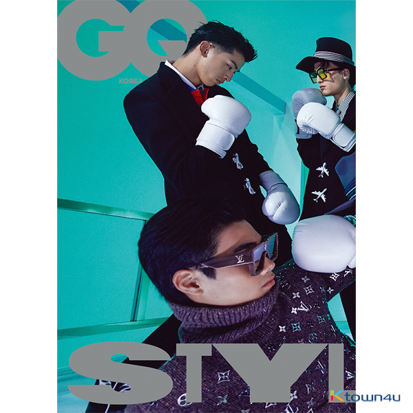 GQ KOREA 2021.08 (Content : BamBam 10p, Stray Kids Felix 10p) *Cover Random 1p out of 3p