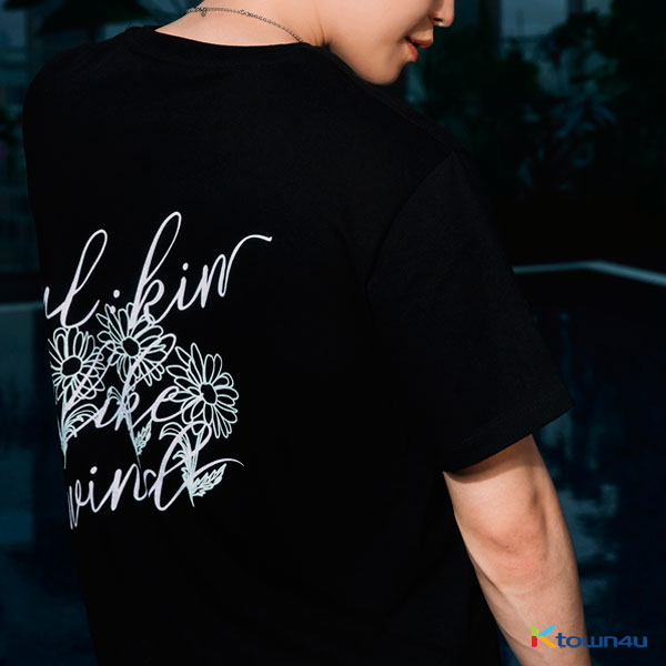 UL:KIN X KIM JAE HWAN_ULKIN LIKE WIND T-Shirts_Black