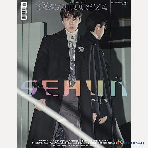 ESQUIRE 2021.08 A Type (Cover : SEHUN Content : SEHUN 16p, 2PM JUNHO 12p)