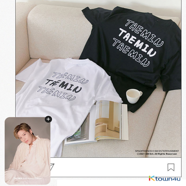 (SHINee TAEMIN)(Gift Photocard) 6v6 T-shirts [4colors]