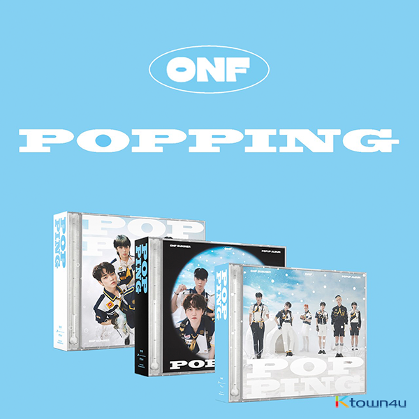 [3CD 세트상품] 온앤오프 (ONF) - 썸머 팝업 앨범 [POPPING] ( 38°C 버전 + 12°C 버전 + -10°C 버전) 