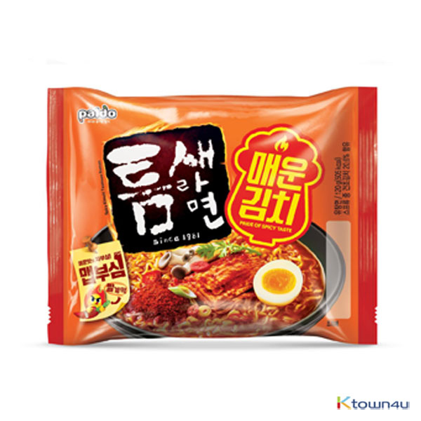 Teumsae ramen Kimchi flavor Multi-pack 120g*4EA
