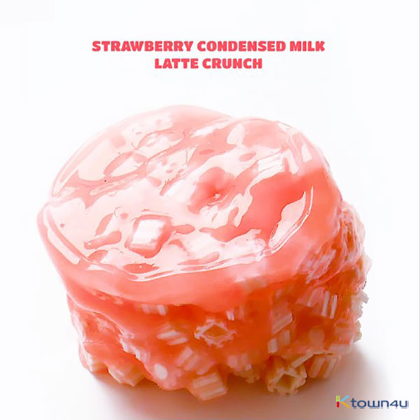 Strawberry Condensed Milk Latte Crunch