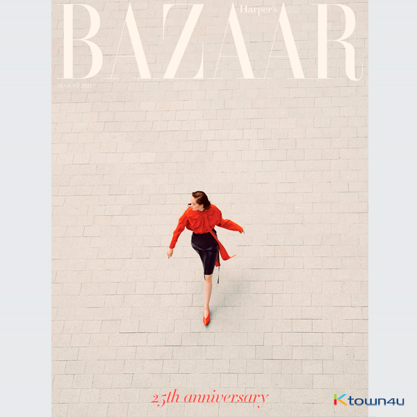 [잡지][2021-08] HARPER`S BAZAAR 바자 08월 (내지 : 박서준 8p) *표지 4종 중 1종 랜덤발송 + 힌스 래디언스 밤 4종 중 1종 랜덤